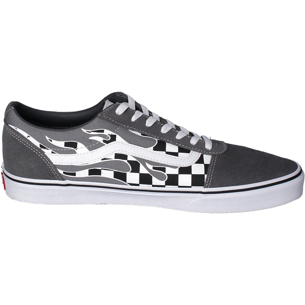 Brand new gray flame Vans